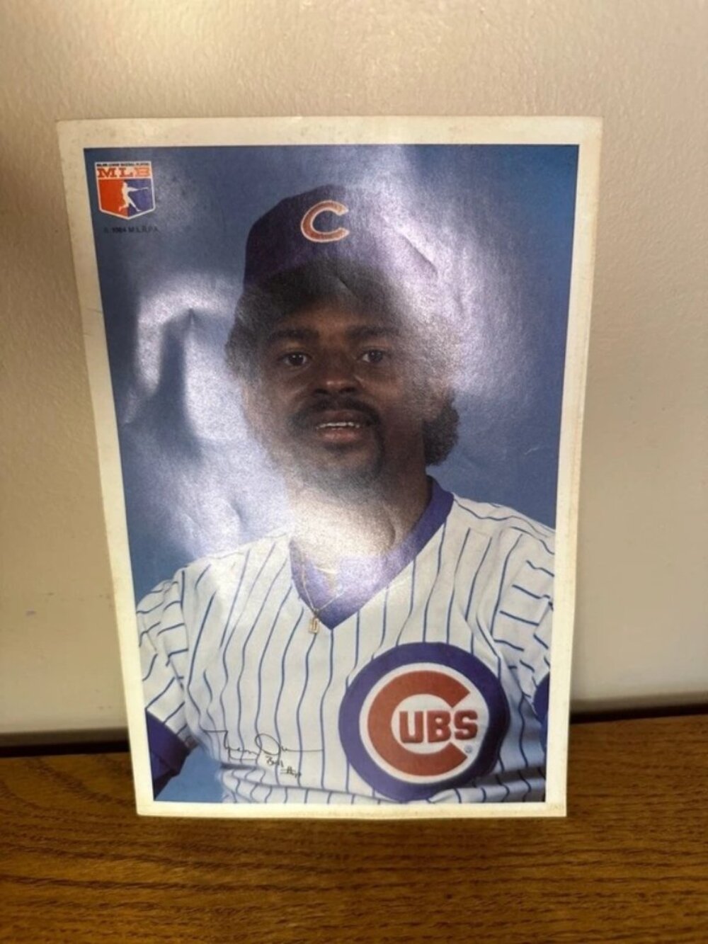 Leon Durham 1984 Chicago Cubs 6 x 9 Color Photo